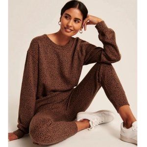 Abercrombie Animal Print Sweatsuit